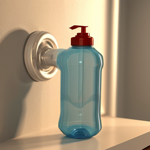 Pixar-style 3D render of a detergent bottle.

Eyes: stern and tired

Eyebrows: flat, unimpressed

Mouth: tight line

Arms: cap arms on hips

Scene: laundry shelf, clean Pixar lighting