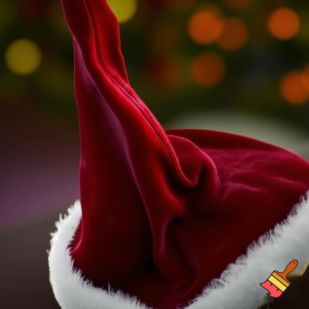 A wizard Christmas hat read the correct colour