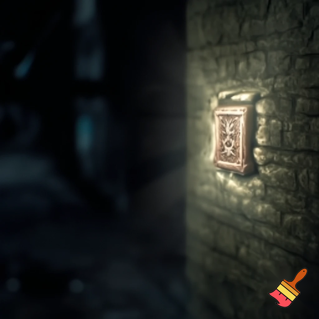 A magic door in the hole in the wall