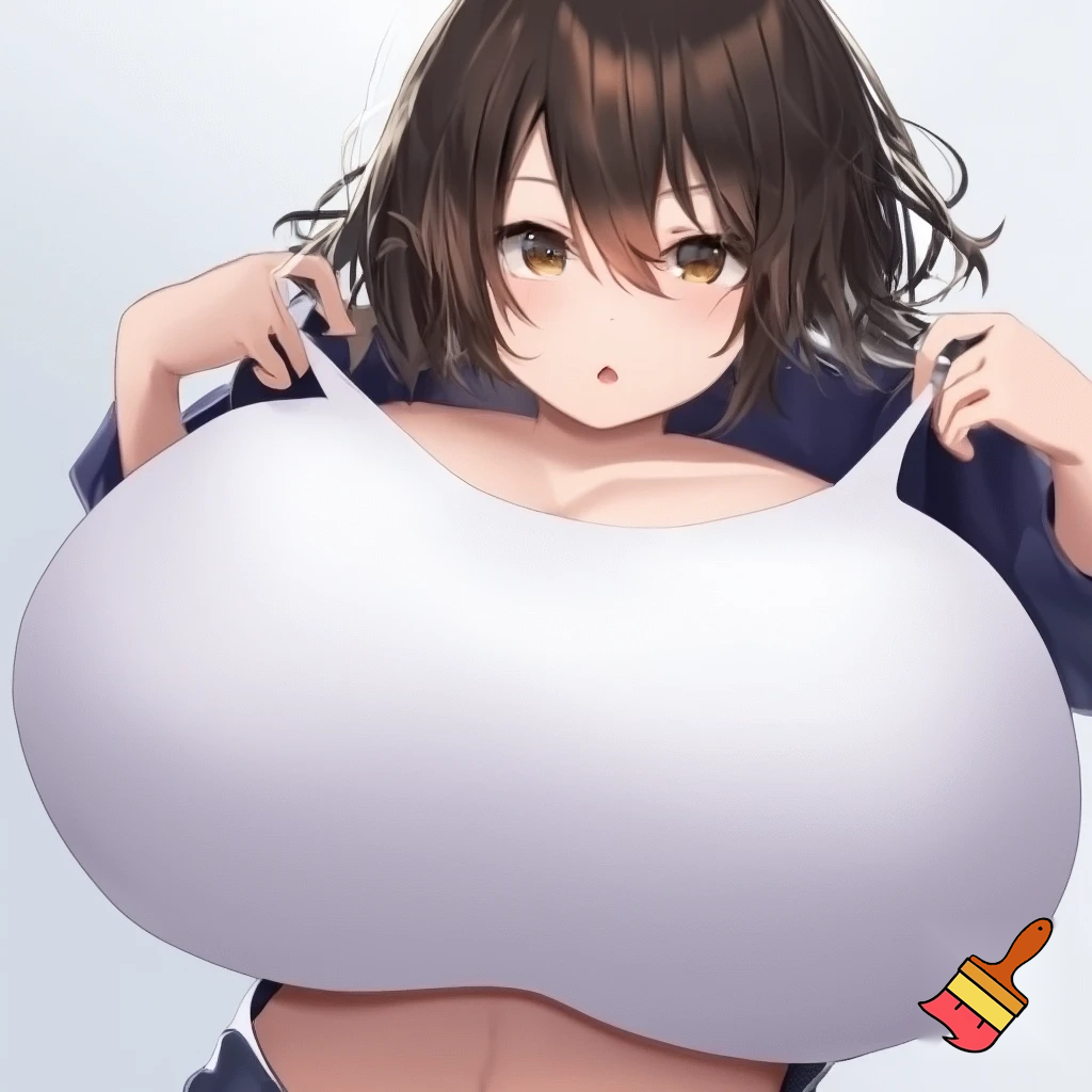 Anime girl with huge boobs 