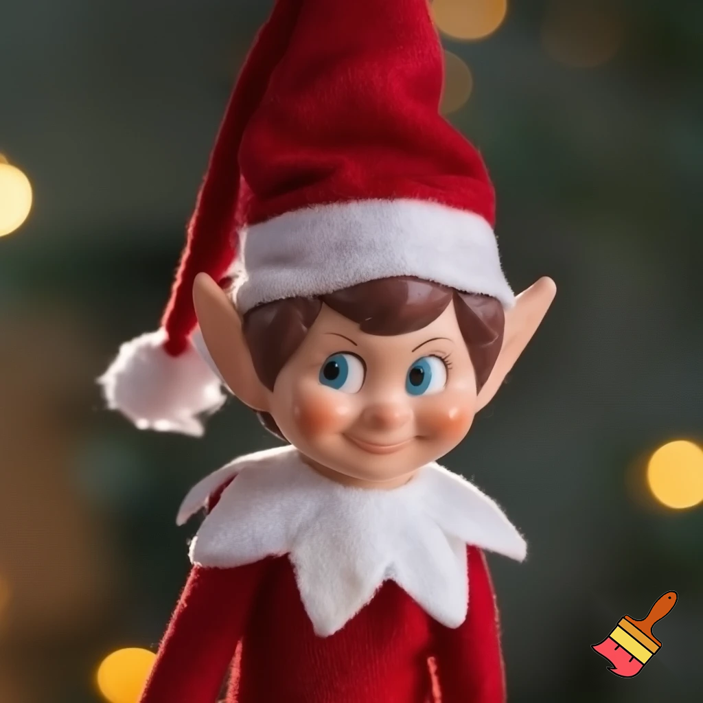 Elf on the shelf Santa Claus hat velvet hat elf on the shelf hat