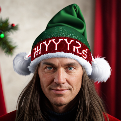 Christmas wizard hat