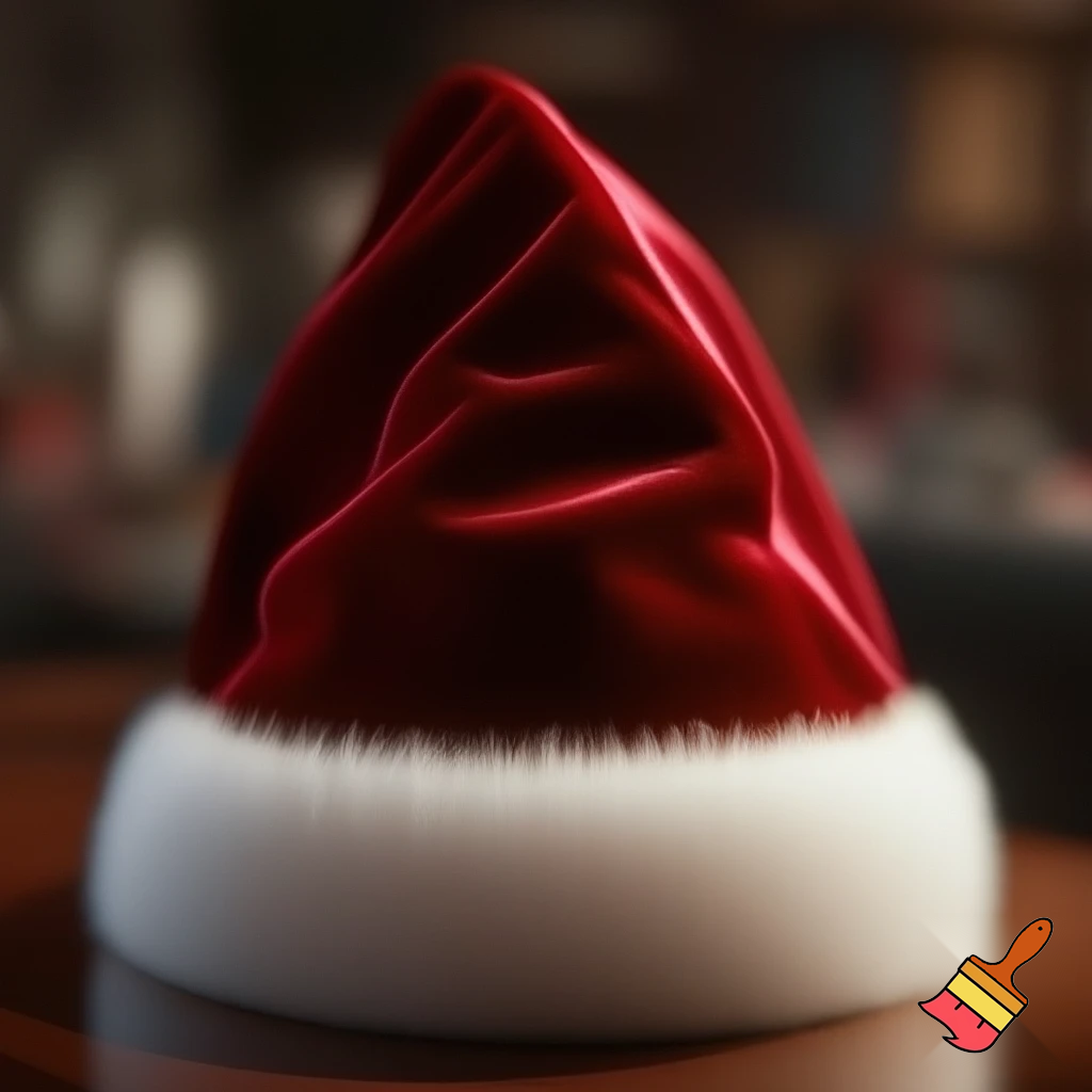 Santa Claus top hat special one special in delicate Santa Claus hat velvet