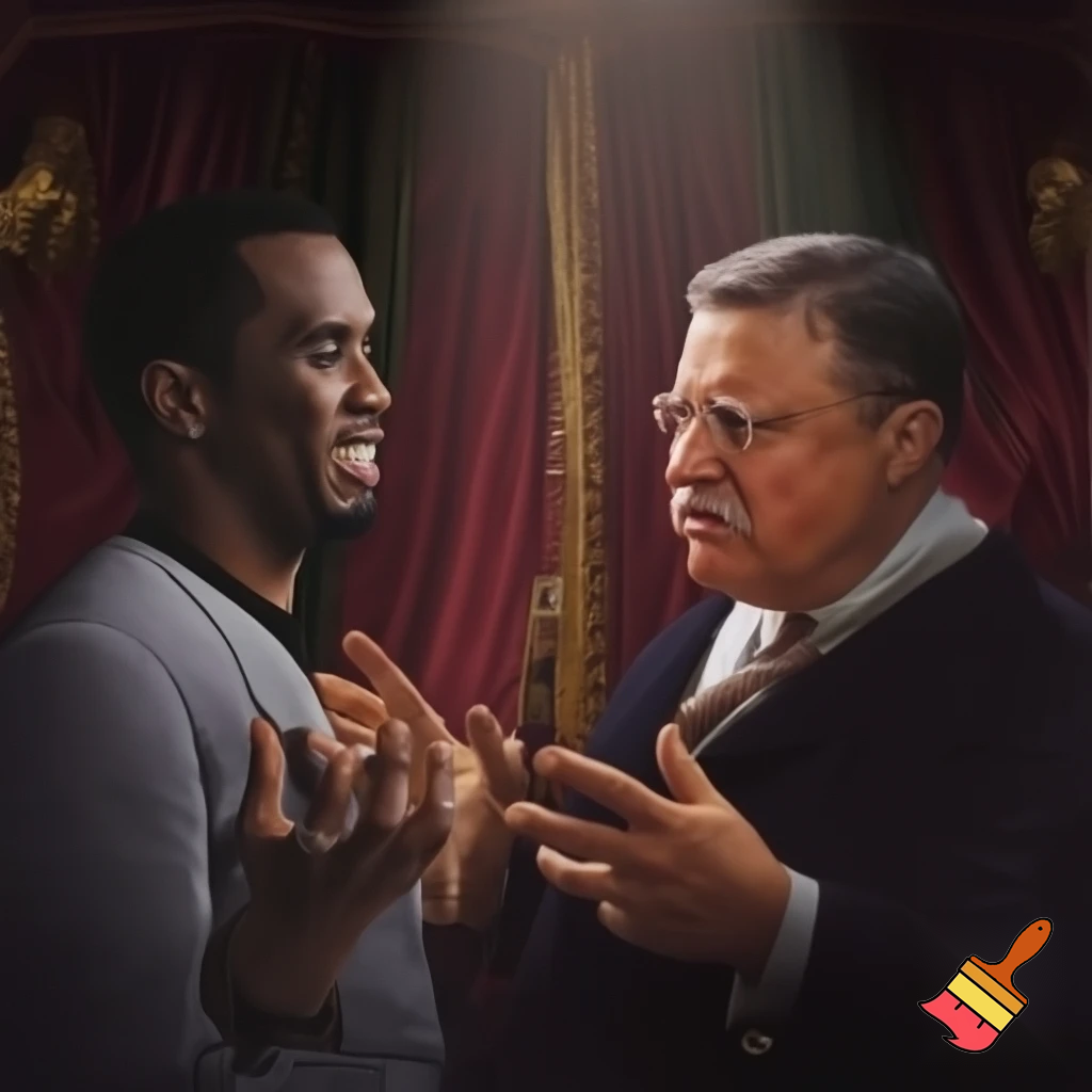 Jeffrey Epstein, p diddy and Theodore Roosevelt going at it