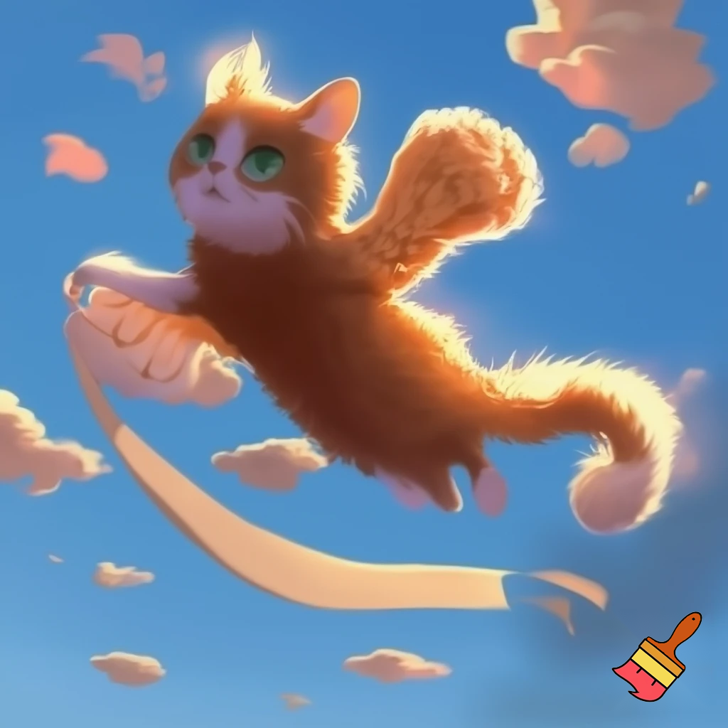flying cat