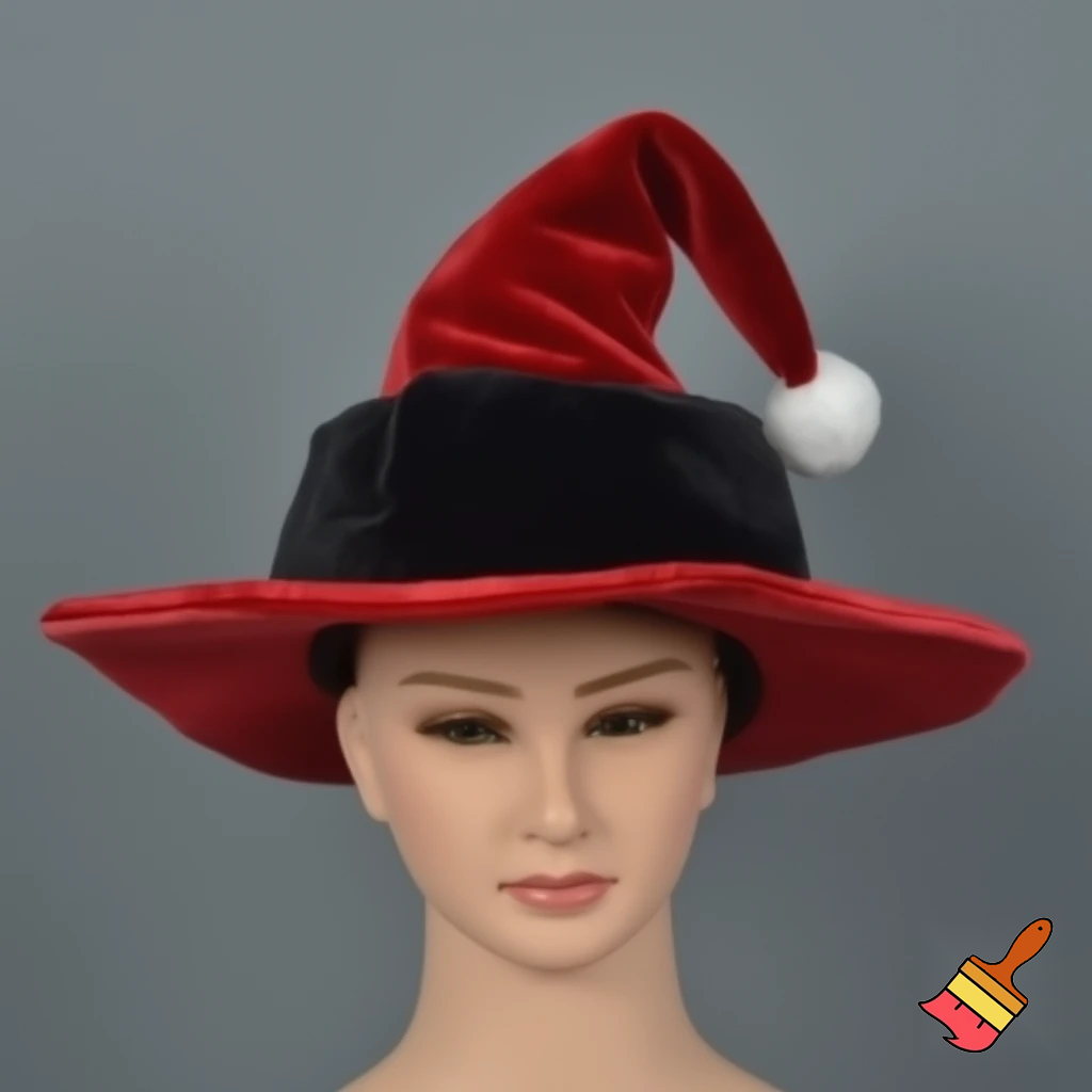 Wizard Christmas hat, wizard Christmas hat, Santa Claus hat velvet fabric