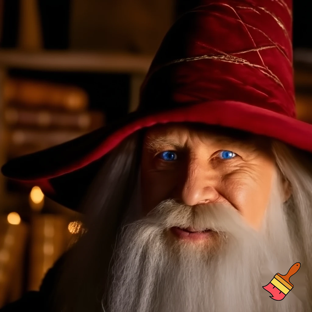 Wizard Christmas hat read