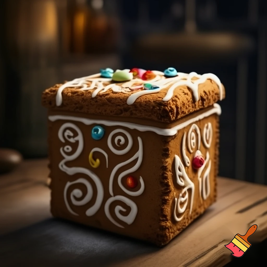  Gingerbread magic box