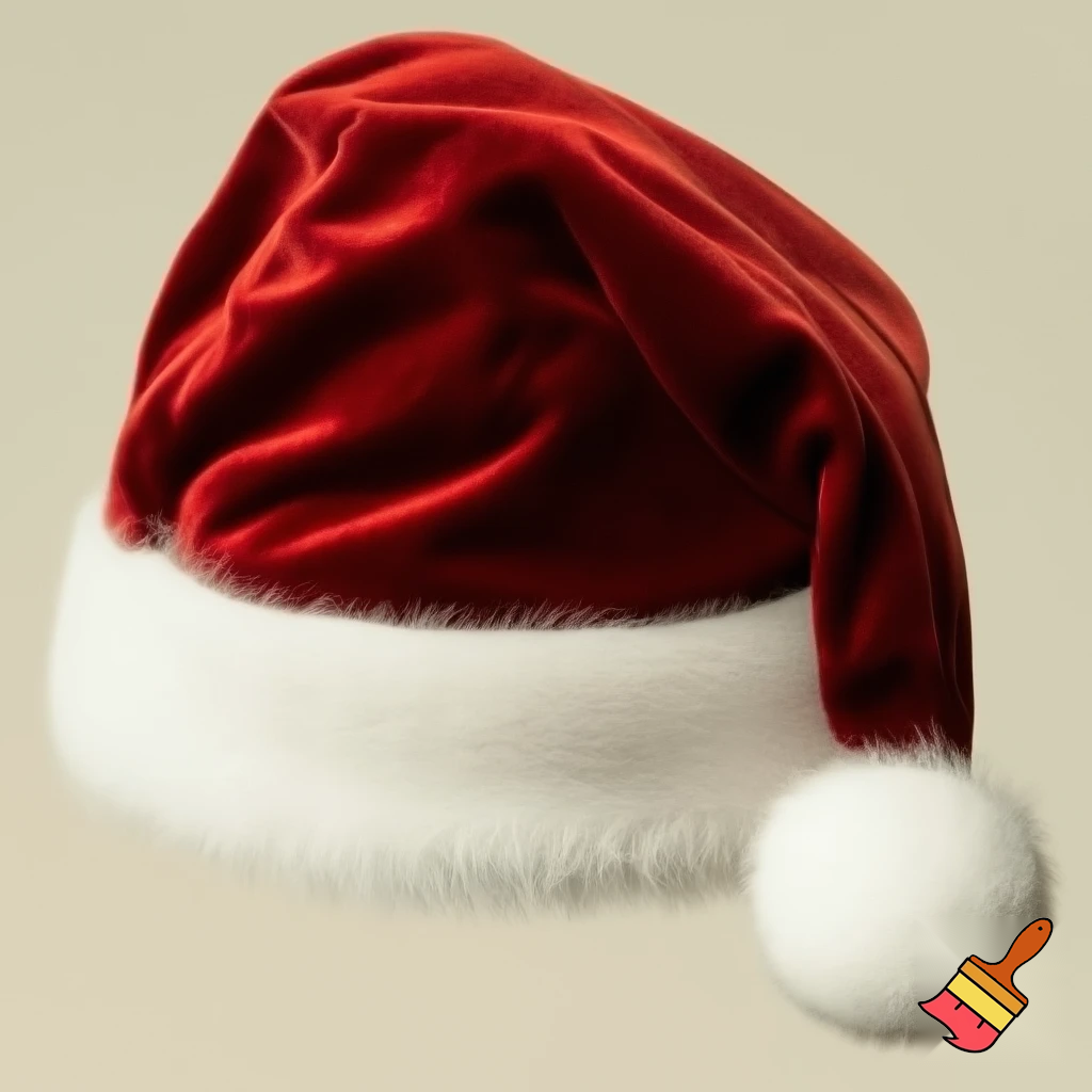Christmas Santa Claus velvet hat delicate special delicate hat