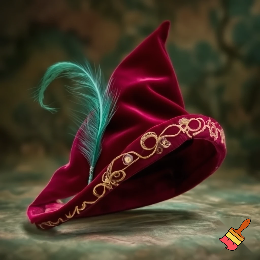 Velvet elf hat