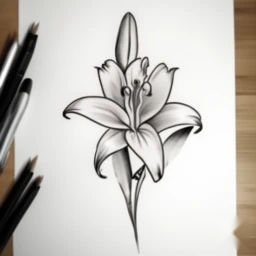 may birth flower tattoo