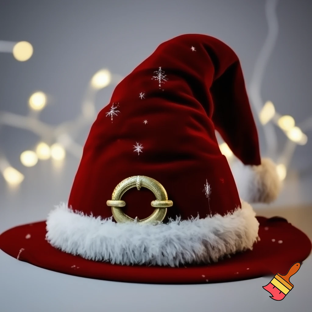 Christmas wizard hat