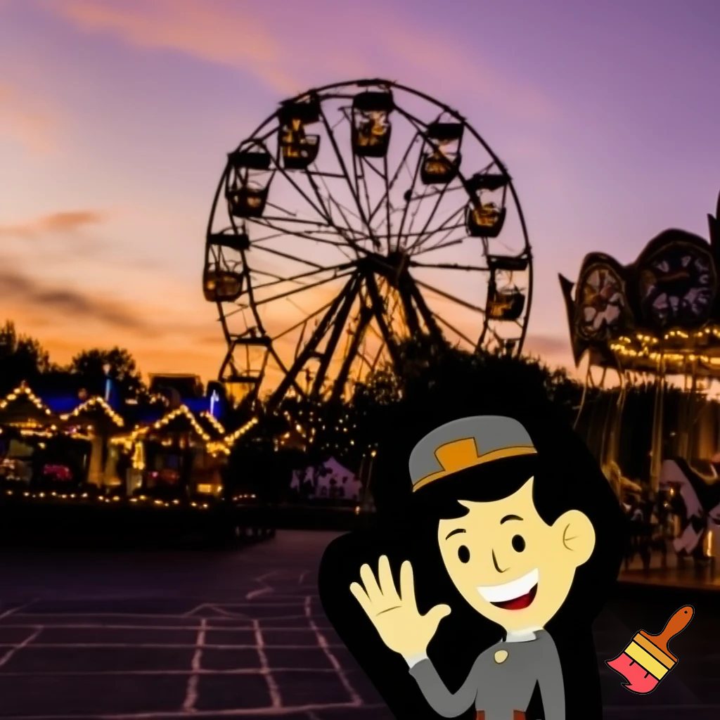 Luna Park cartoon