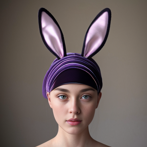Easter bunny top hat headband Lala colour purple velvet top hat headband top hat easter bunny ears