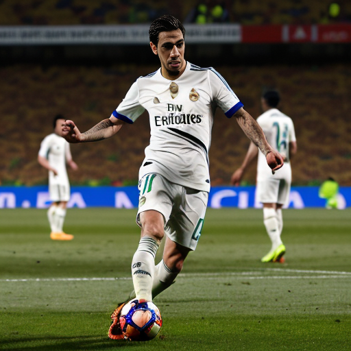 Brazilian player in real Madrid kit png