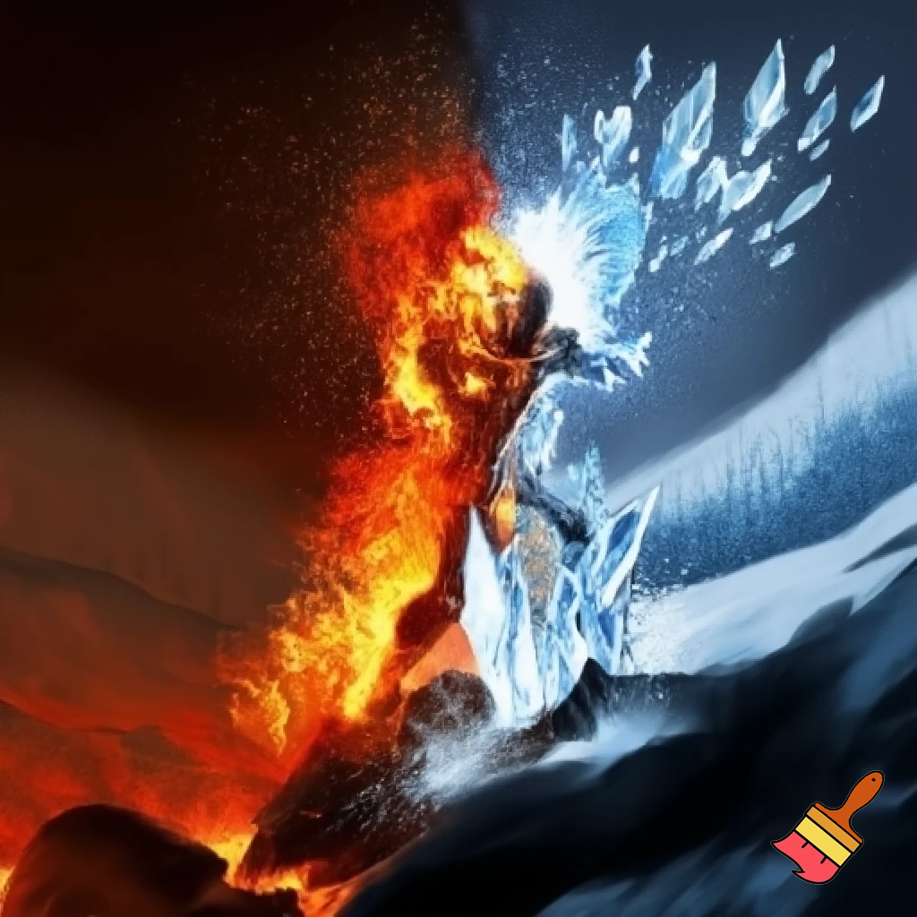 Fire an ice