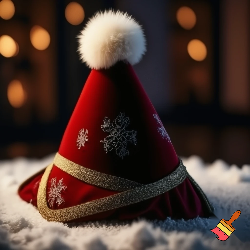 Christmas wizard hat