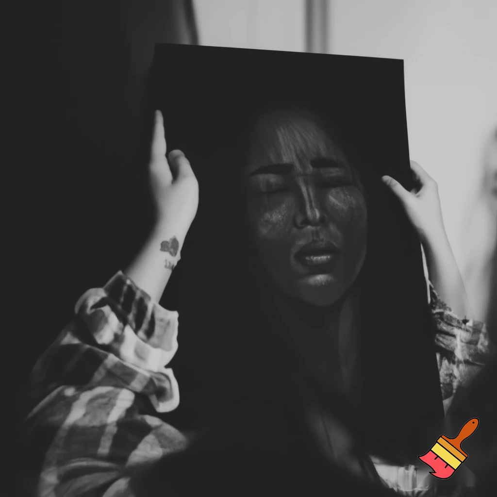 Draw a girl get fuck with big black dick