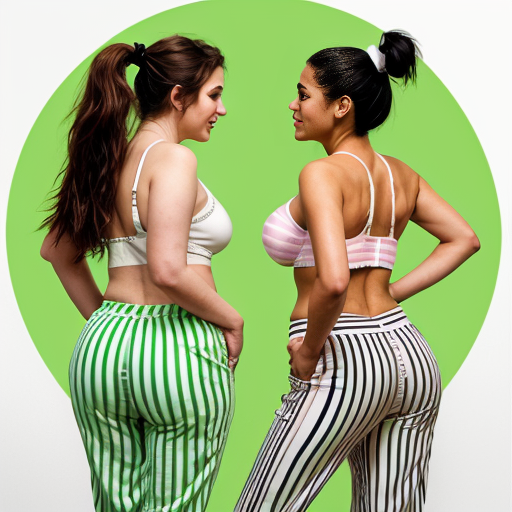 90's disney's 2d aladdin style comic black background and panels of 
Panel 1 a curvy figure two headed woman with brown hair and black striped haired ponytail and with green skin barefoot with green and white striped harem pants and pink and white striped bra marching towards viewer. 
Panel 2 then the curvy figure two headed woman with brown hair  black striped haired ponytail and with green skin barefoot with green and white striped harem pants and pink and white striped bra both looked at each other while marching towards.
Panel 3 then both heads of the two headed curvy figure woman with brown black striped haired ponytail and with green skin barefoot with green and white striped harem pants and pink and white striped bra started kissing the viewer. 
Panel 4 then the curvy figure two headed woman with  brown hair and l black striped haired ponytail and with green skin barefoot with green and white striped harem pants and pink and white striped bra kissed the viewer while marching. 
Panel 5 then the curvy figure two headed woman with brown hair black striped haired ponytail and with green skin barefoot with green and white striped harem pants and pink and white striped bra turns around and turns around and revealing to the viewer a yellow triangle shaped stitch patch was on the middle of her butt of her green and white striped harem pants. 
Panel 6 then curvy figure two headed woman with brown hair and black striped haired ponytail and with green skin barefoot with green and white striped harem pants and pink and white striped bra shakes her butt with the yellow triangle shaped Stitch patch on her big butt. 