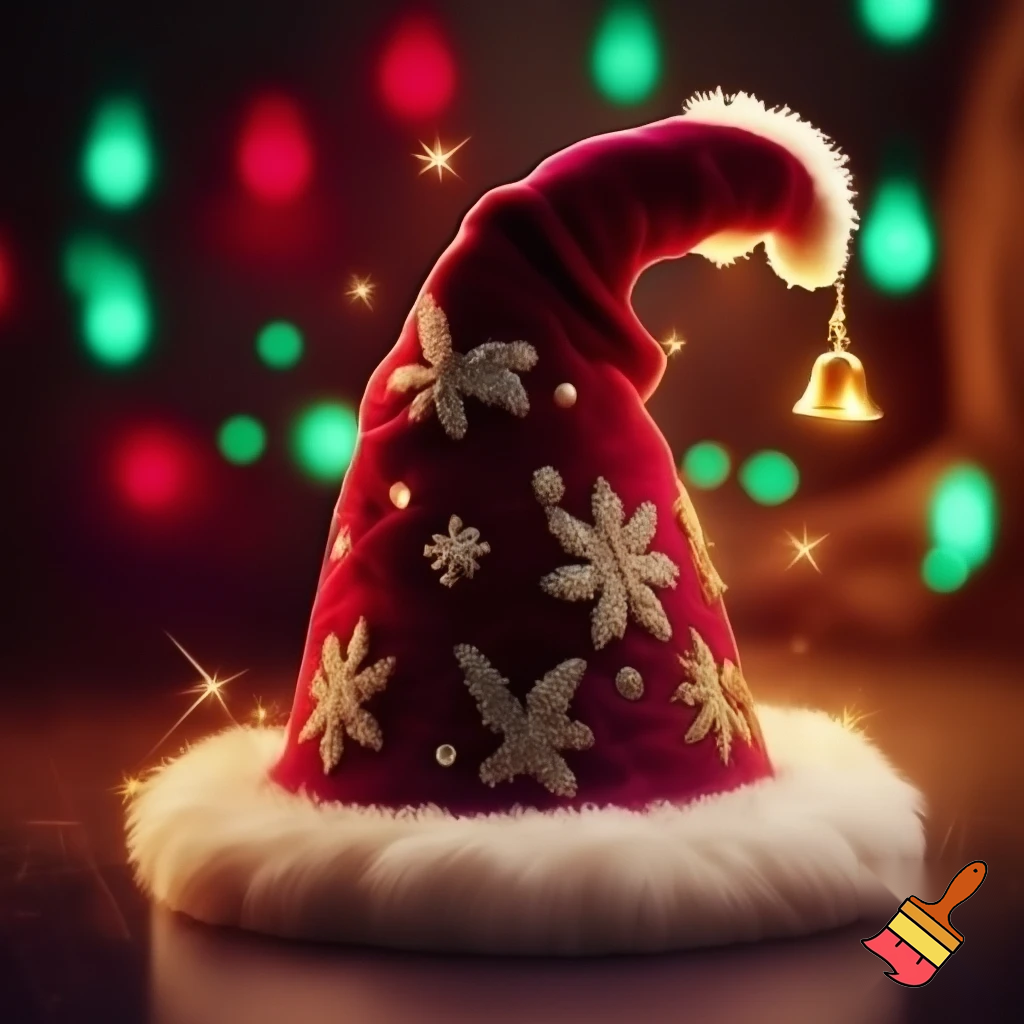 Christmas wizard hat