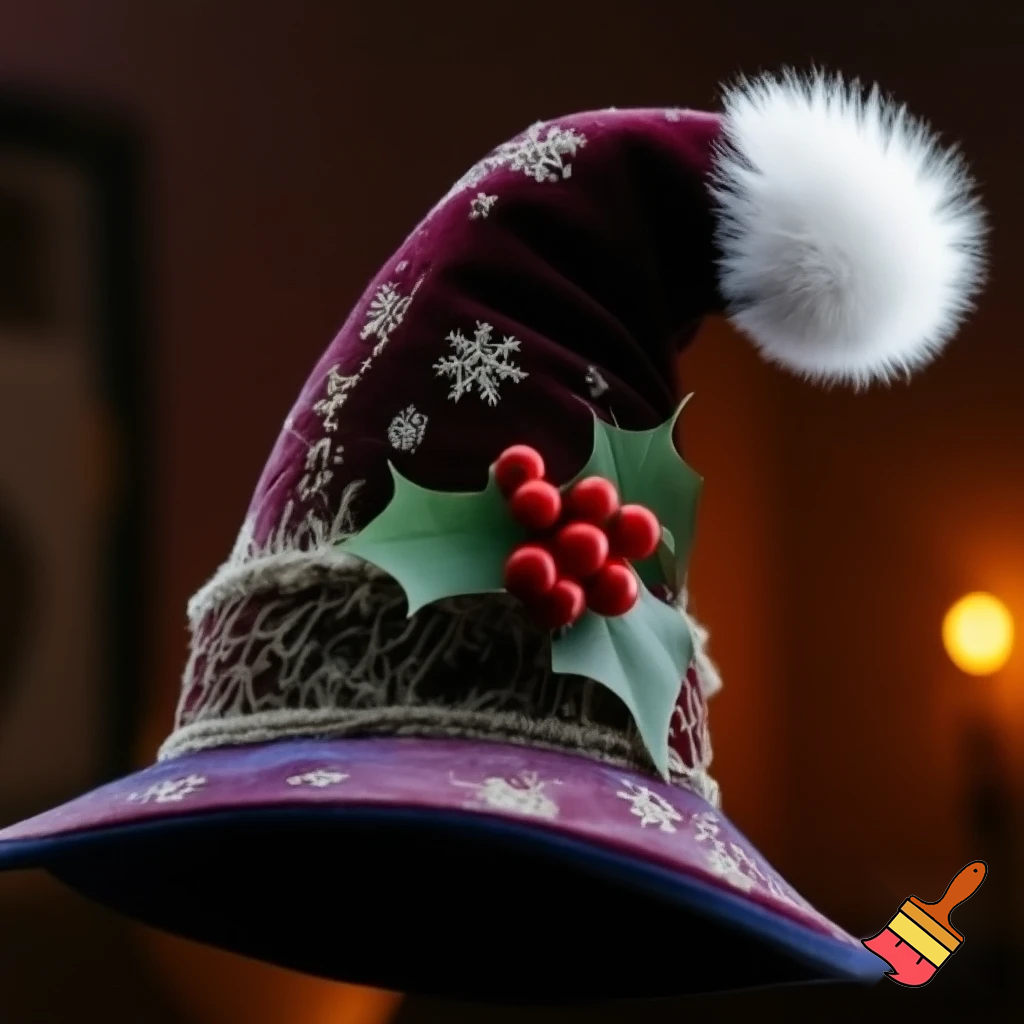 Christmas wizard hat