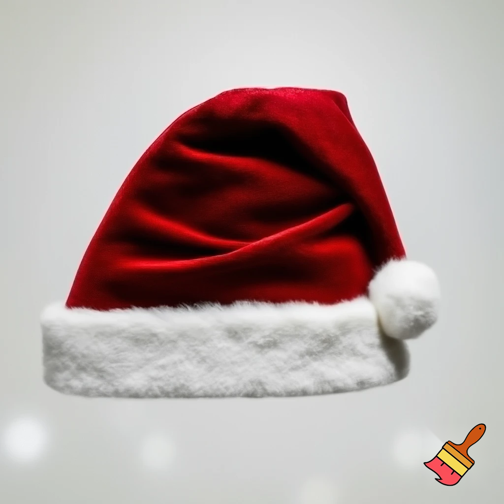 Christmas Santa Claus velvet hat delicate special delicate hat