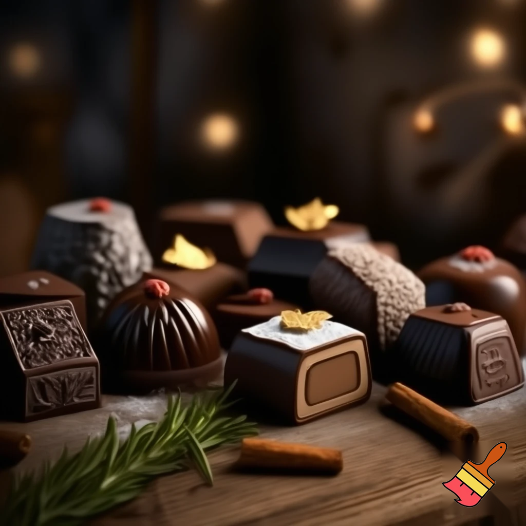 Chocolates special chocolate Christmas one