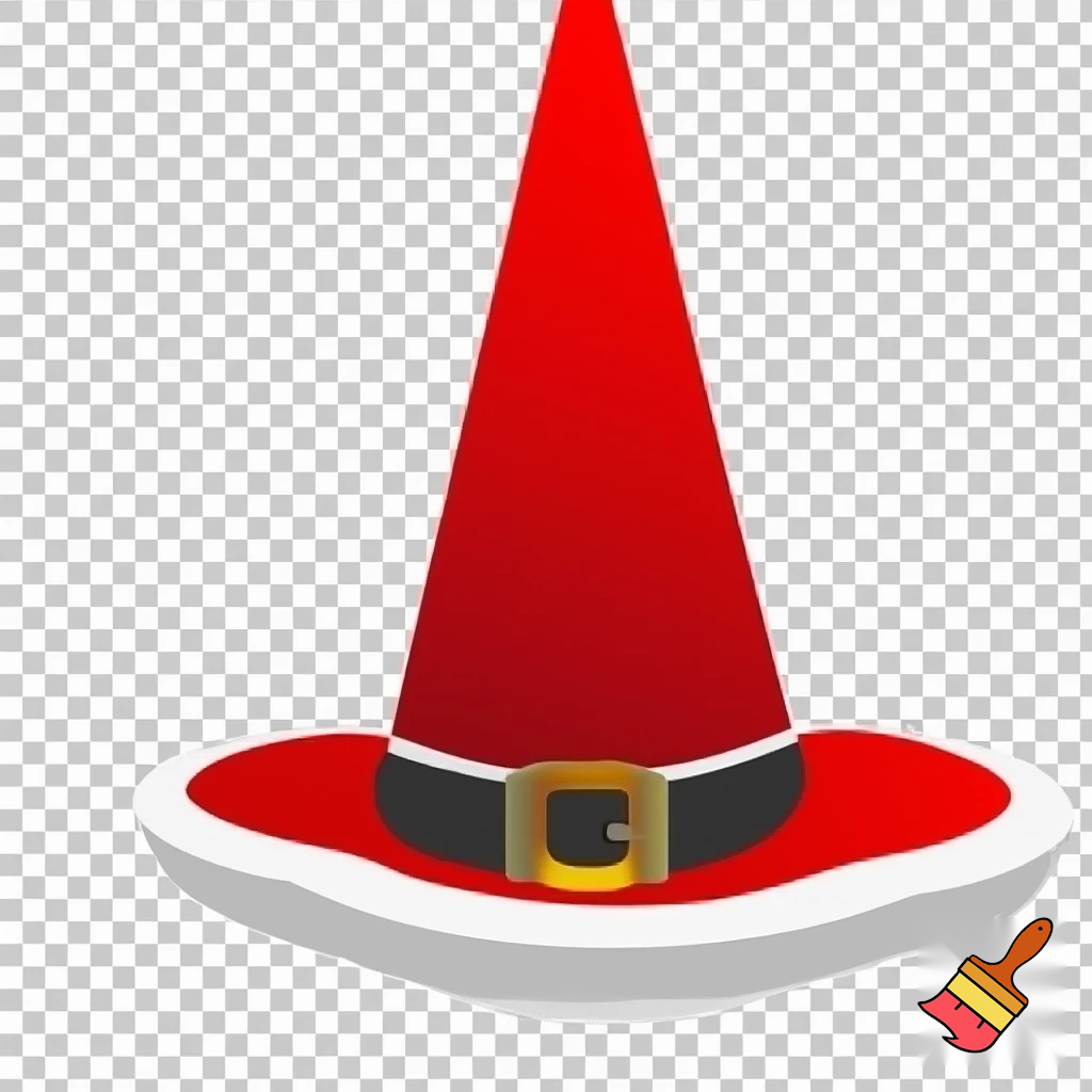 Christmas wizard hat red Santa Claus hacked