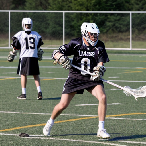 jesus playing lacrosse
