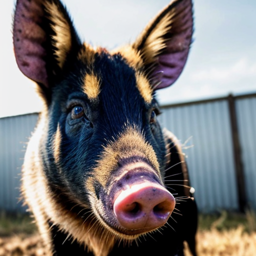 create evil feral mugshot of wild dog in a WANTED poster and add these reasonscreate a wanted poster with a mugshot picture of an evil human wild pig. the reward should be a lifetime supply of bacon and these are the reasons why•	These pests cause damage to the environment through wallowing, rooting for food and selective feeding.
•	By 1880, they were already considered a serious pest in parts of New South Wales. 
•	 They prey on newborn lambs, destroy crops, damage fences, foul water sources, and compete with livestock for food.
•	 Their impact costs farmers millions of dollars annually. 
•	Wild pigs are potential carriers of diseases, including foot-and-mouth disease
add these
