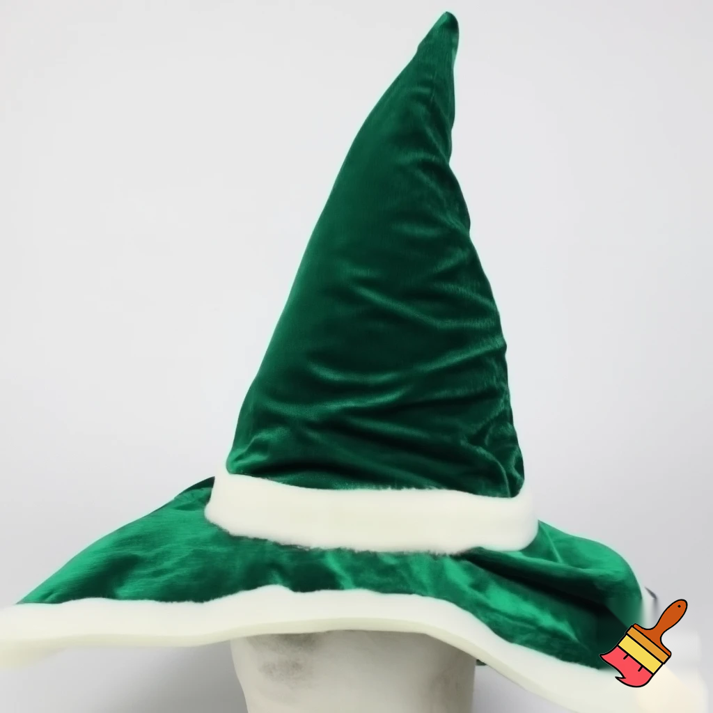 Christmas wizard hat Santa Claus hat velvet