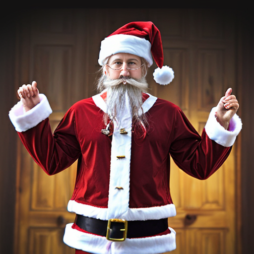 Santa Claus wizard hat📿 bendy wire hat wizard jacket costume