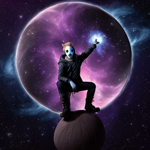 Jace gooning on top of the galaxy