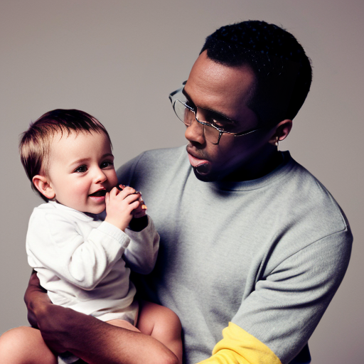 make diddy playing with baby oli