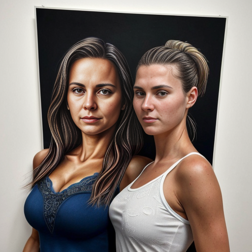 Goretzka and Vanessa at the house