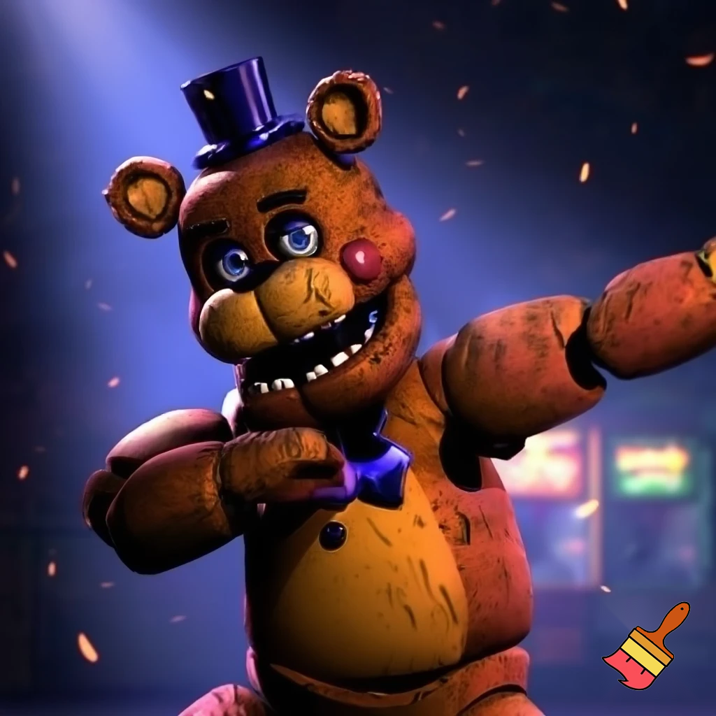 Freddy fazbear dabbing 