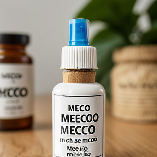  a glue bottle with glue inside with the label called mecos