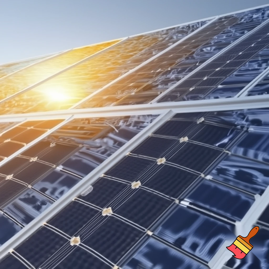 I want to generate a diagram like picture with solar panels with stronger materilez with longer duration and 