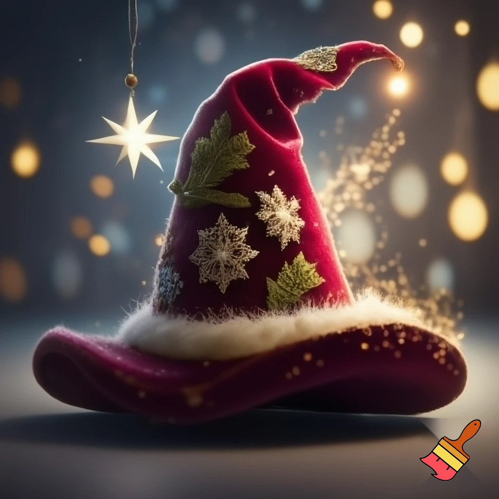 Christmas wizard hat special, delicate and special magic