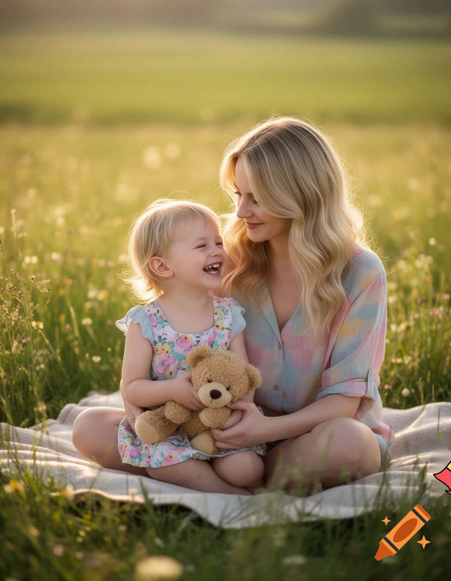 a family of two one mother who is 27 years old with dirty blonde hair and a daughter who is 2 with dirty blonde hair