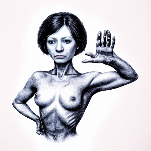 Make naked women whole body