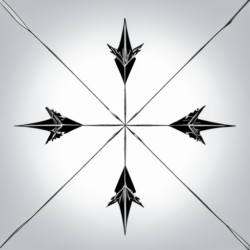 Realistic six-sided crystalline snowflake line drawing with fractal geometry in b&w