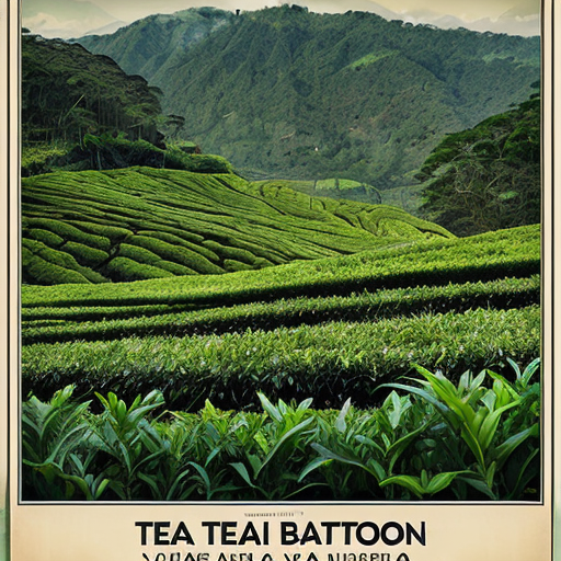 tea plantation poster
