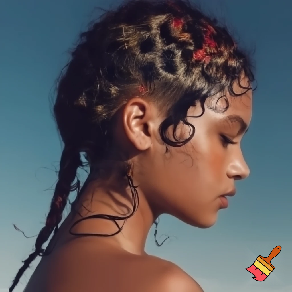 Make a girl that’s naked with big tits 