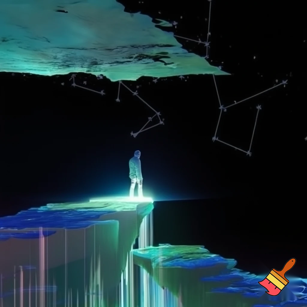 Outside of the simulation 