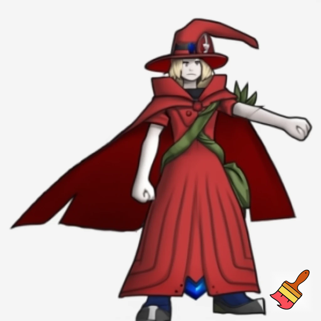 The pokemon "Ledian" dressed as a red mage from Final Fantasy 14