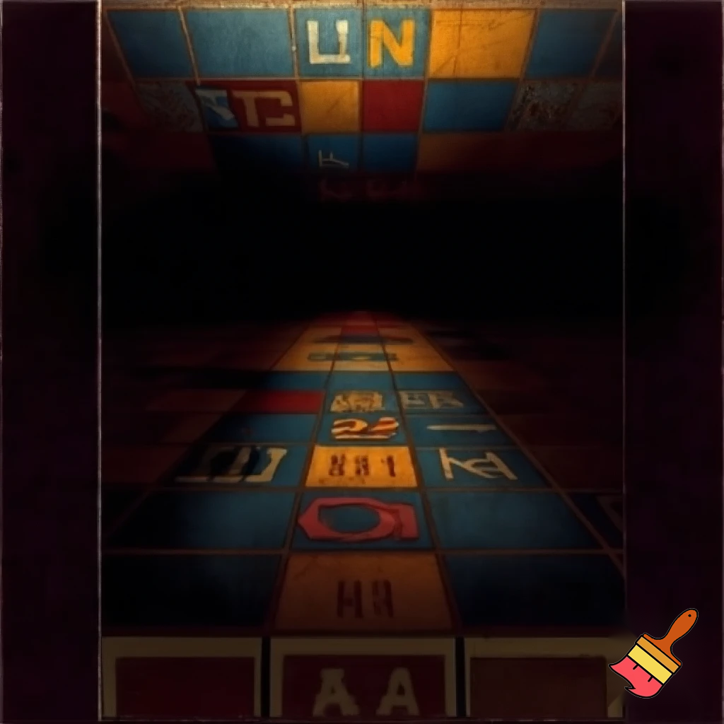 1 point perspective 1930s poster  about wordle