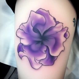 february birth flower tattoo