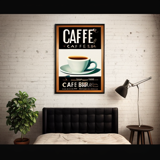 cafe wall poster

