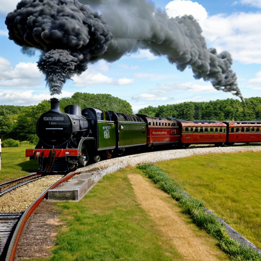 A steam train hits a curve too fast and derails